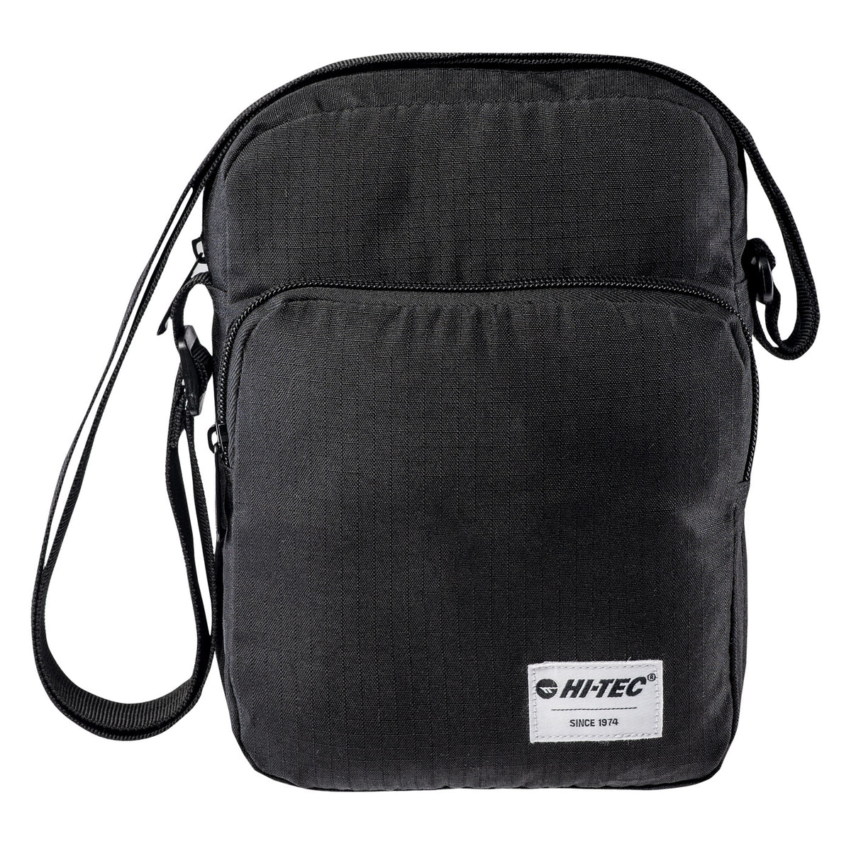 Geantă Crossbody Sidero Hi-Tec Neagră – 4L, Elemente Reflectorizante - poza 2