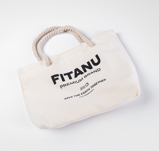 Geantă de Cumpărături Fitanu Eco Bag - Bumbac Reciclabil, Rezistentă - 1