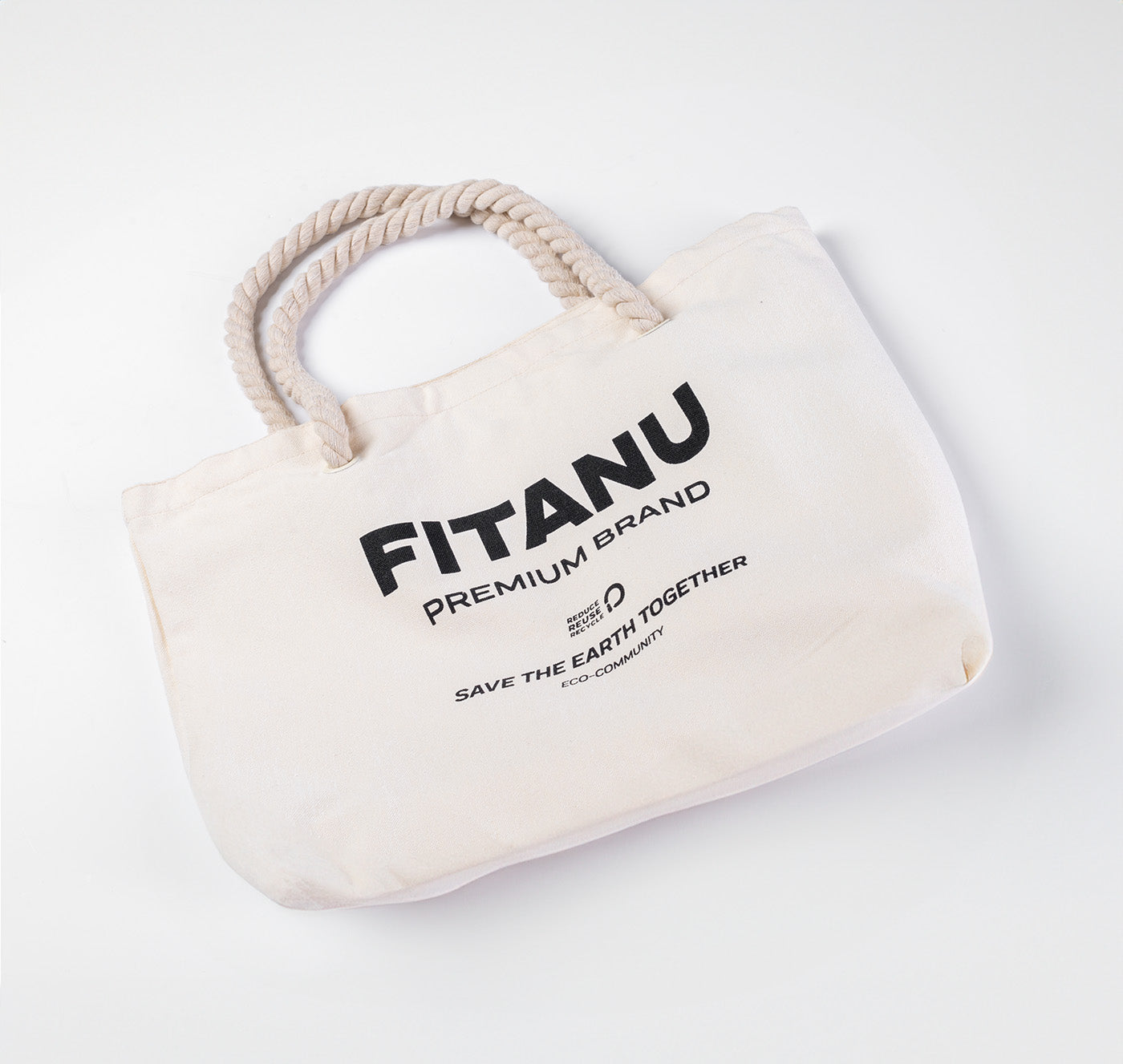 Geantă de Cumpărături FITANU ECO BAG - Bumbac Reciclabil, Versatilă - 1