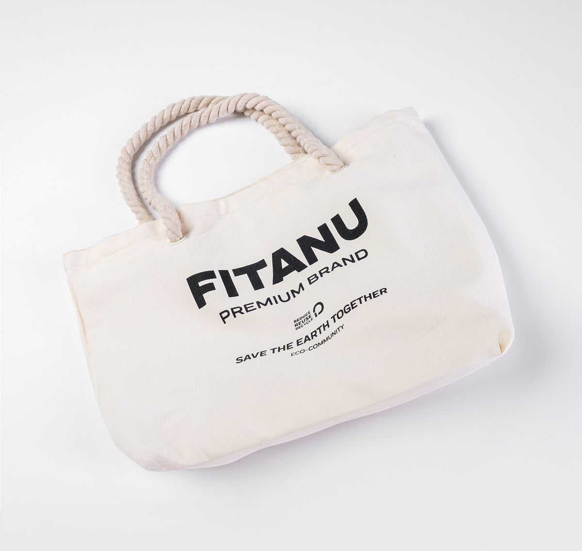 Geantă de Cumpărături FITANU ECO BAG - Bumbac Reciclabil, Versatilă - 1