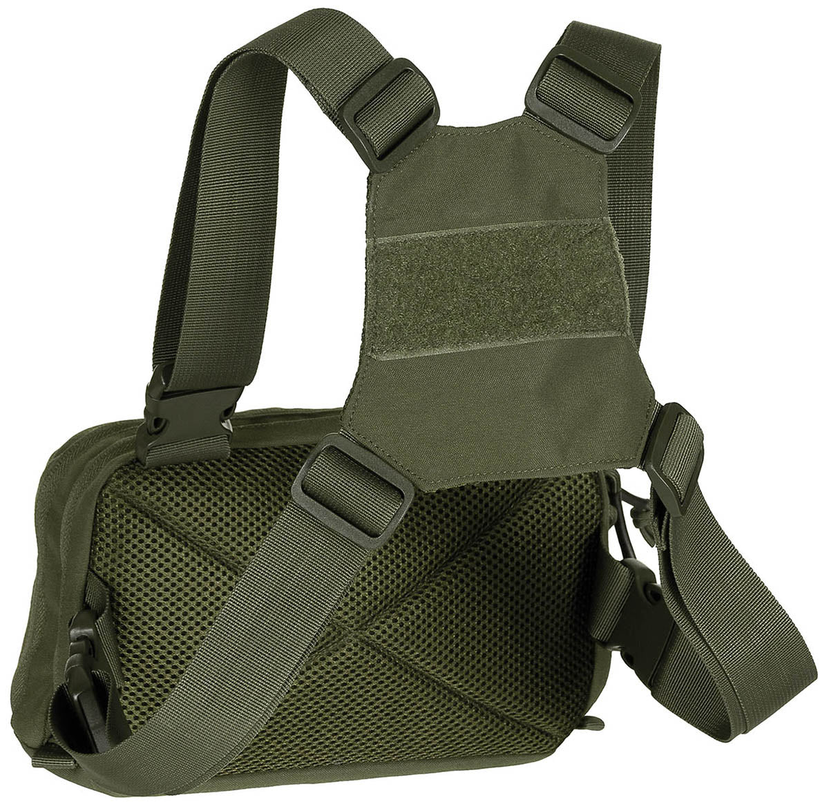 Geantă de piept "Recon" Oliv MFH - Compatibil Rucsac, Acces Rapid
