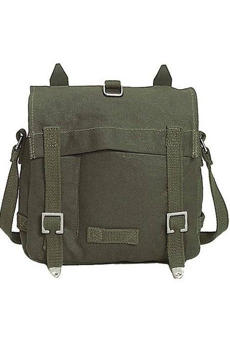 Geantă de Umăr Bundeswehr Mil-Tec – 26 x 20 x 8 cm, Bumbac, Oliv