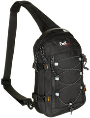 Geantă de Umăr Compact Sling Negru FoxOutdoor - Bretea Captușită, Ambidextră