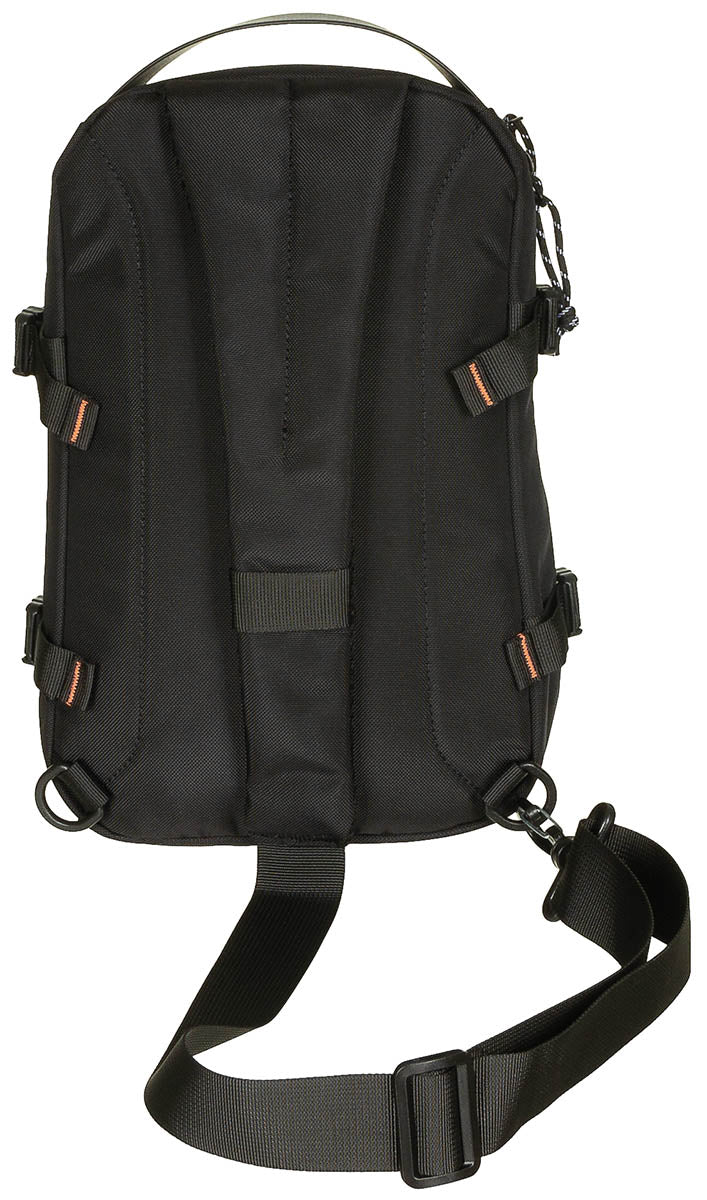 Geantă de Umăr Compact Sling Negru FoxOutdoor - Bretea Captușită, Ambidextră