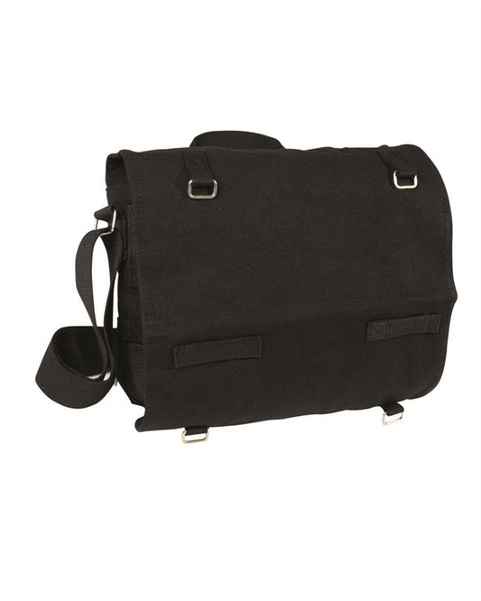 Geantă de Umăr Mil-Tec BW Combat – 100% Bumbac, 33 x 23 x 11 cm, Neagră