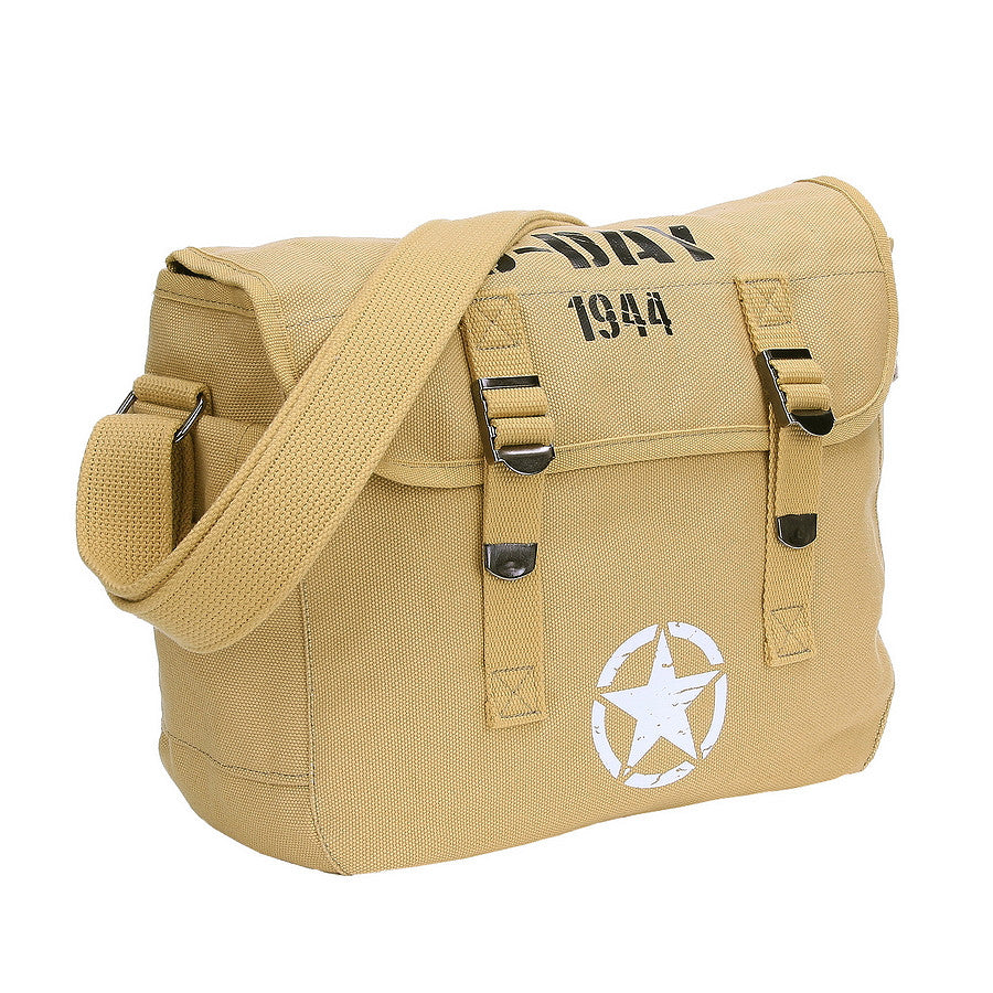 Geantă de Umăr Pukkel D-Day 1944 Khaki Fostex - Spirit D-Day, Utilitate Zilnică
