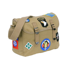 Geantă de Umăr Pukkel WWII Emblems Khaki - Stil Autentic și Durabilitate Militarã