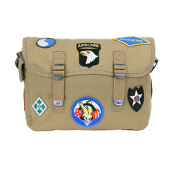 Geantă de Umăr Pukkel WWII Emblems Khaki - Stil Autentic și Durabilitate Militarã