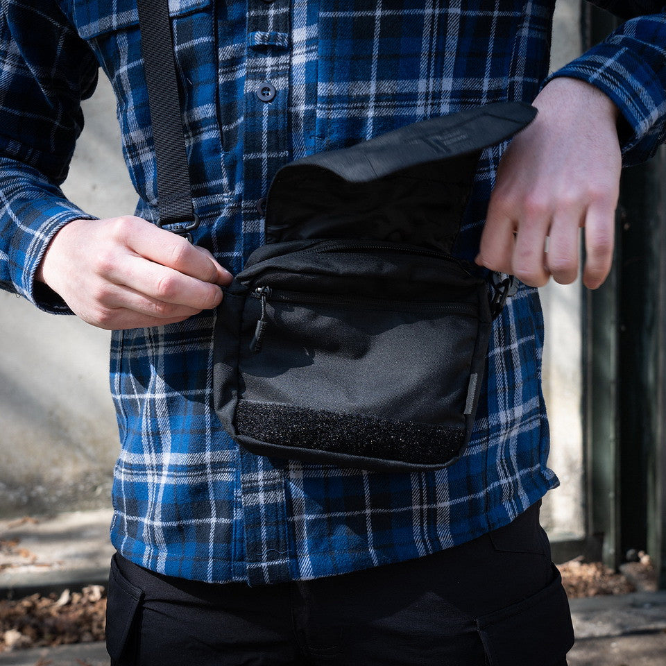 Geantă de Umăr TF-2215 EDC Negru TF-2215 - Organizare Esențială Zilnică