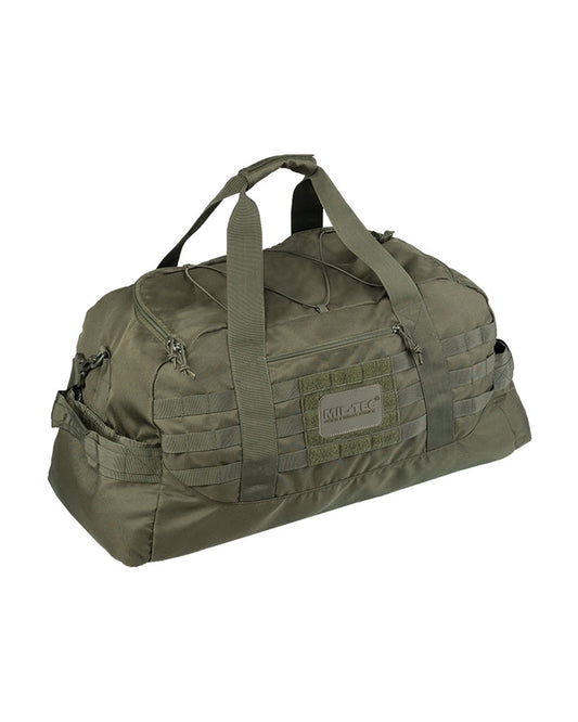 Geantă de Zbor Mil-Tec Combat MD – 54 L, MOLLE, Oliv