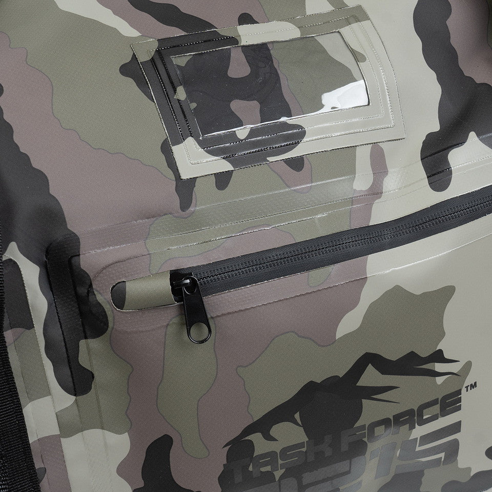 Geantă Deployment TF-2215 Waterproof 90L Woodland - Echipament Uscat Mereu