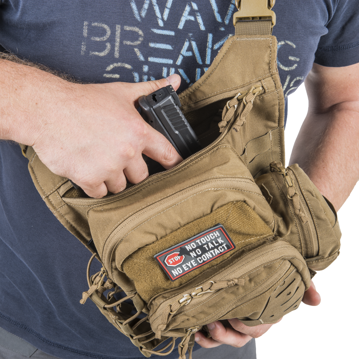 Geantă EDC Helikon-Tex SIDE BAG® Coyote Versatile Insert System