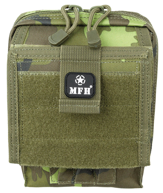 Geantă Hărți MOLLE Camuflaj M 95 CZ MFH - Desfășurabilă, Compartiment Transparent