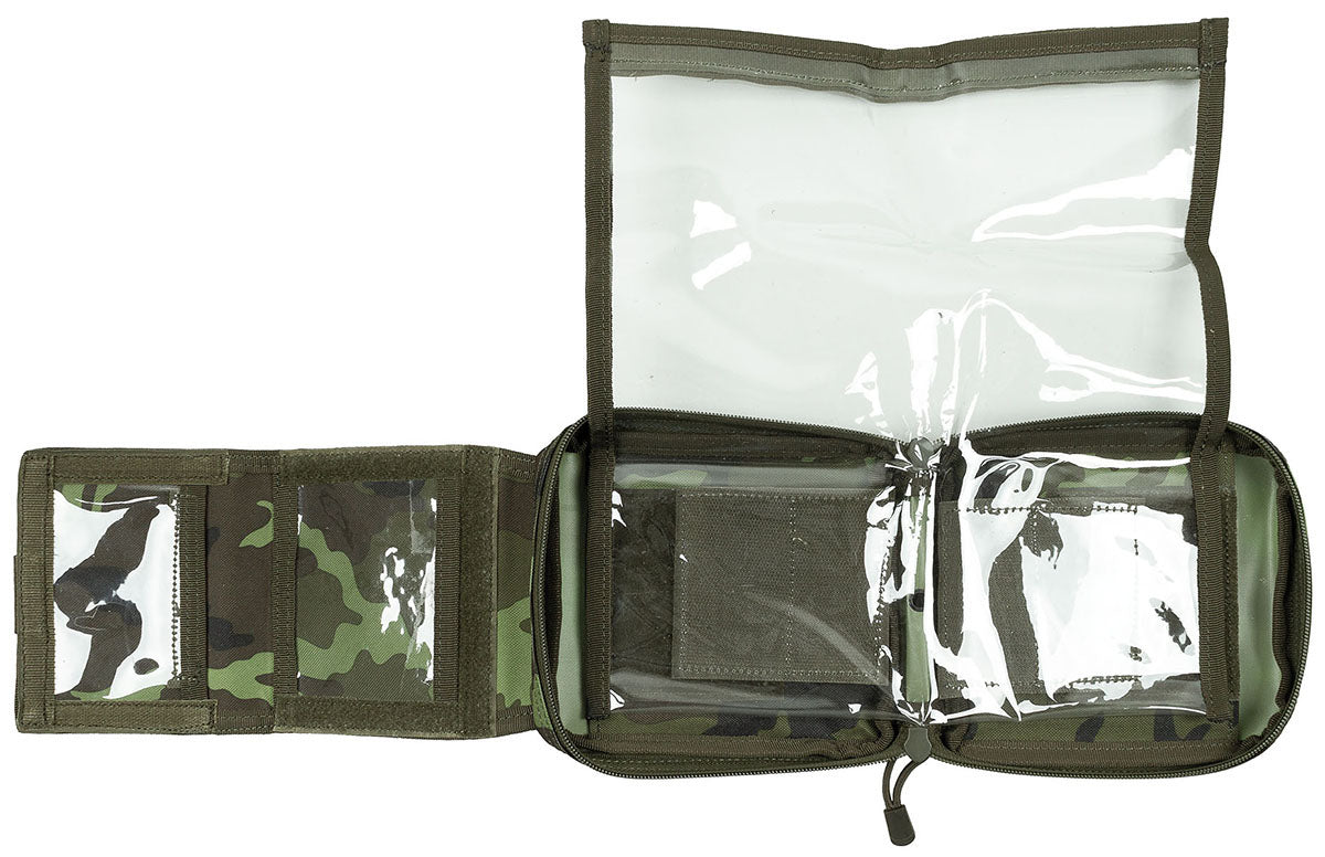 Geantă Hărți MOLLE Camuflaj M 95 CZ MFH - Desfășurabilă, Compartiment Transparent