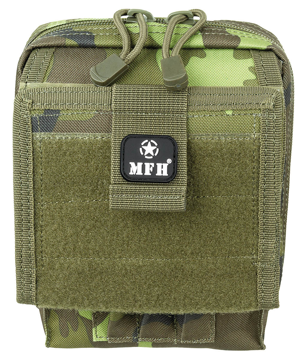 Geantă Hărți MOLLE Camuflaj M 95 CZ MFH - Desfășurabilă, Compartiment Transparent