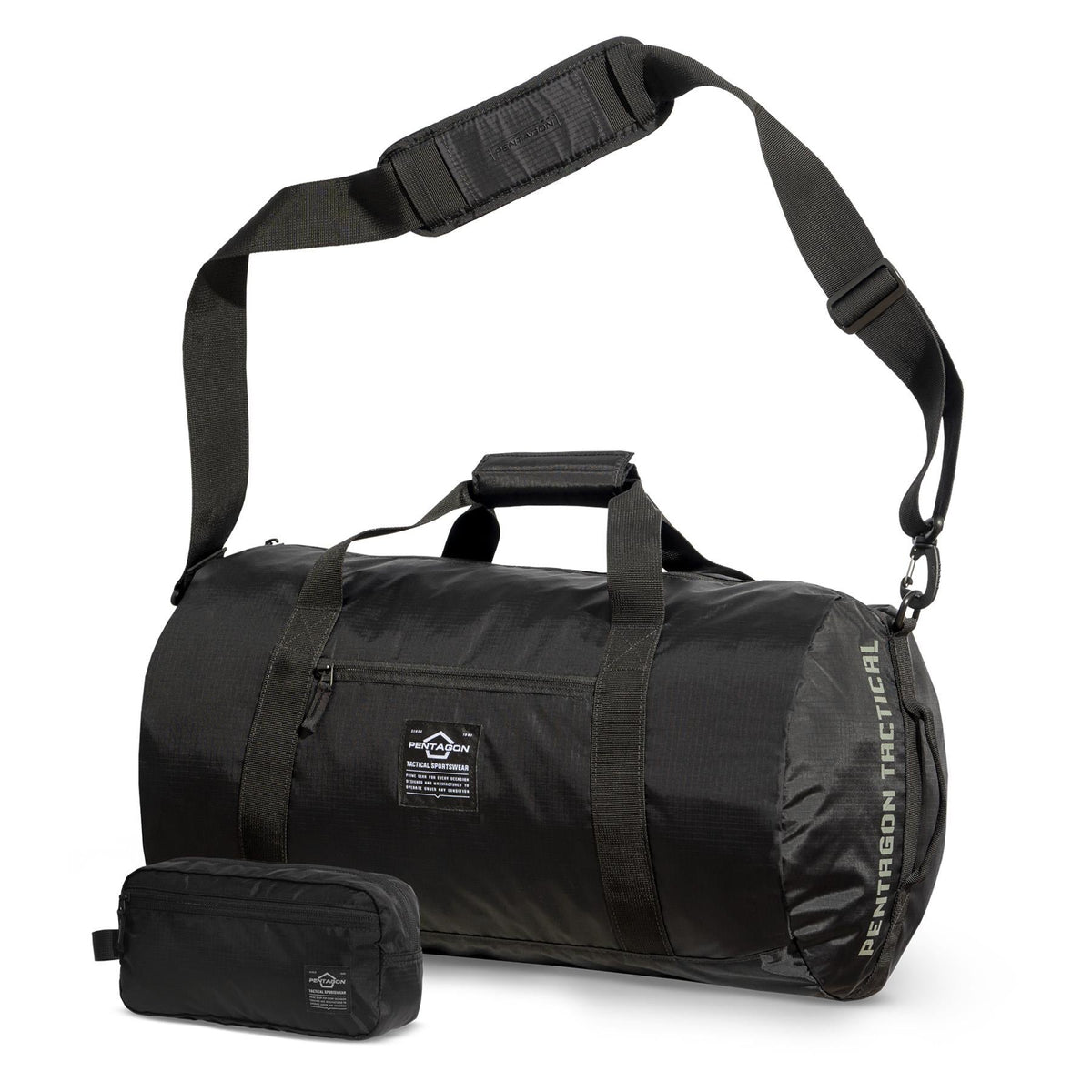 Geanta Kanon 2.0 Packable Duffle Bag Black Pentagon Tactical - Performanță și Ventilație Optimă în orice Mediu