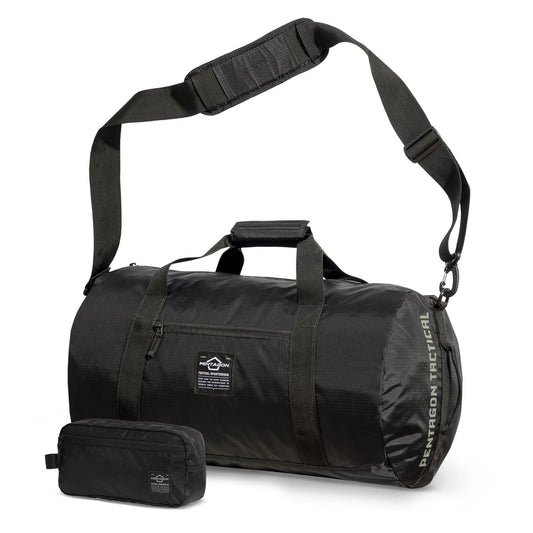 Geanta Kanon 2.0 Packable Duffle Bag Black Pentagon Tactical - Performanță și Ventilație Optimă în orice Mediu