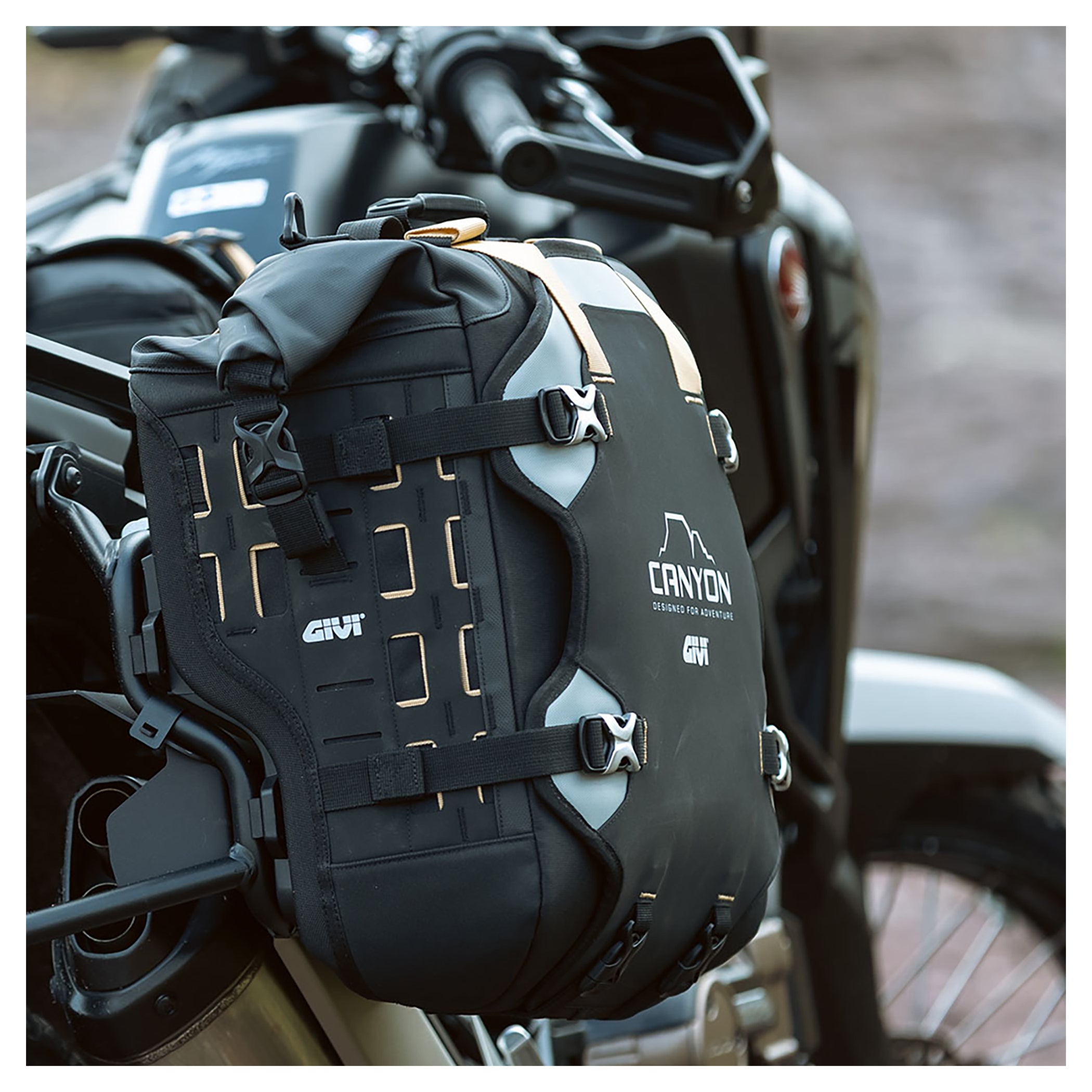 Geantă Laterală Moto CANYON Monokey 25L - Impermeabilă, Robustă