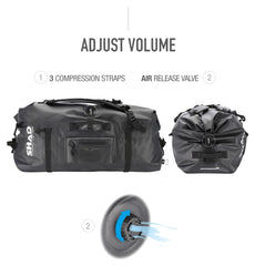 Geantă Moto Duffle SW80 Louis - Impermeabilă, 80L, Rucsac