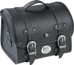 Geantă Moto H&B Smallbag Liberty - Piele, 25L, Neagră Mată