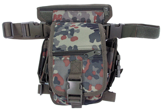 Geantă Șold Flecktarn MFH - Prindere Reglabilă, Curele Detașabile