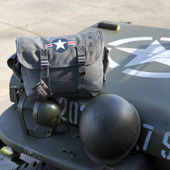 Geantă Pukkel US Air Force Grijs - Stil Autentic și Utilitate Zilnică