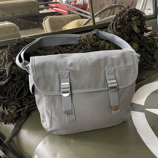Geanta Pukkel US style Grijs WWII Series - Stil Autentic și Utilitate
