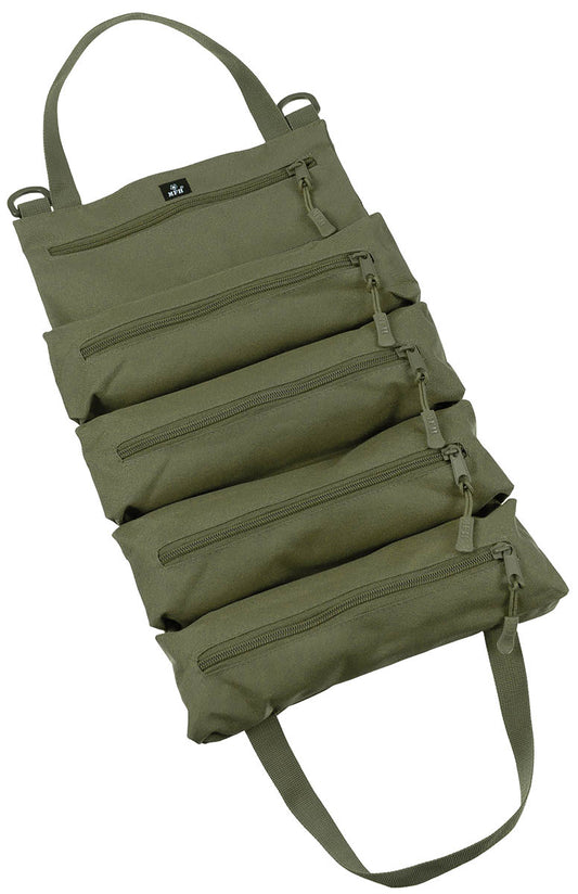 Geantă Scule Bushcraft Oliv MFH - 100% Poliester, Pliabilă