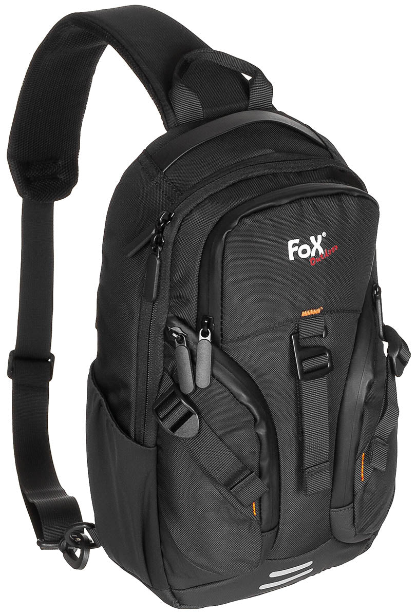 Geantă Sling Travel Sling Negru FoxOutdoor - Bretea Reglabilă, Ambidextră