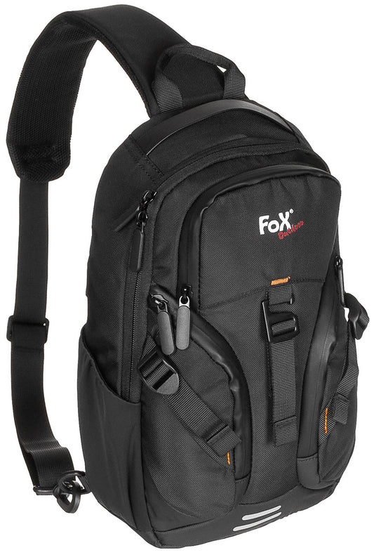 Geantă Sling Travel Sling Negru FoxOutdoor - Bretea Reglabilă, Ambidextră
