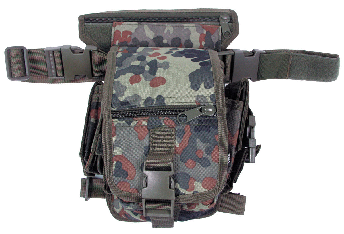Geantă Șold Flecktarn MFH - Prindere Reglabilă, Curele Detașabile