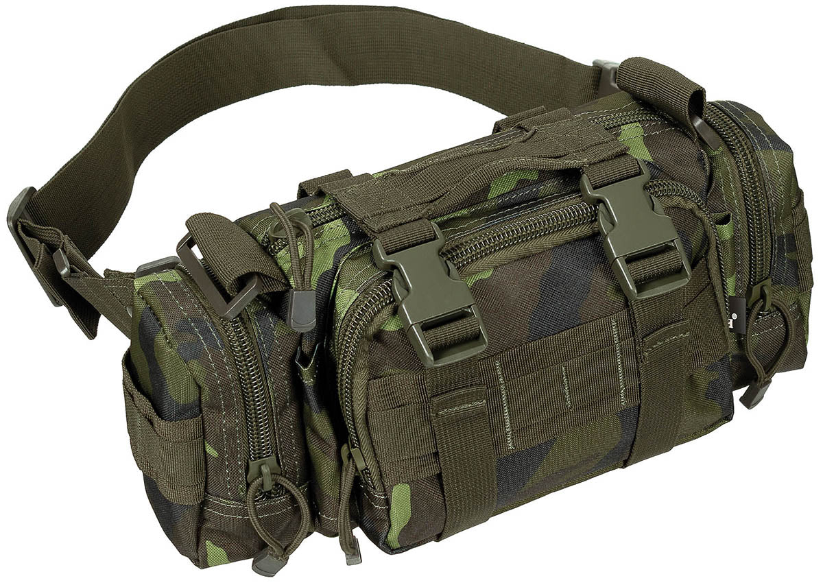 Geantă Șold și Umăr M 95 CZ camo MFH - Bretea Detasabila, Compartiment Spatios