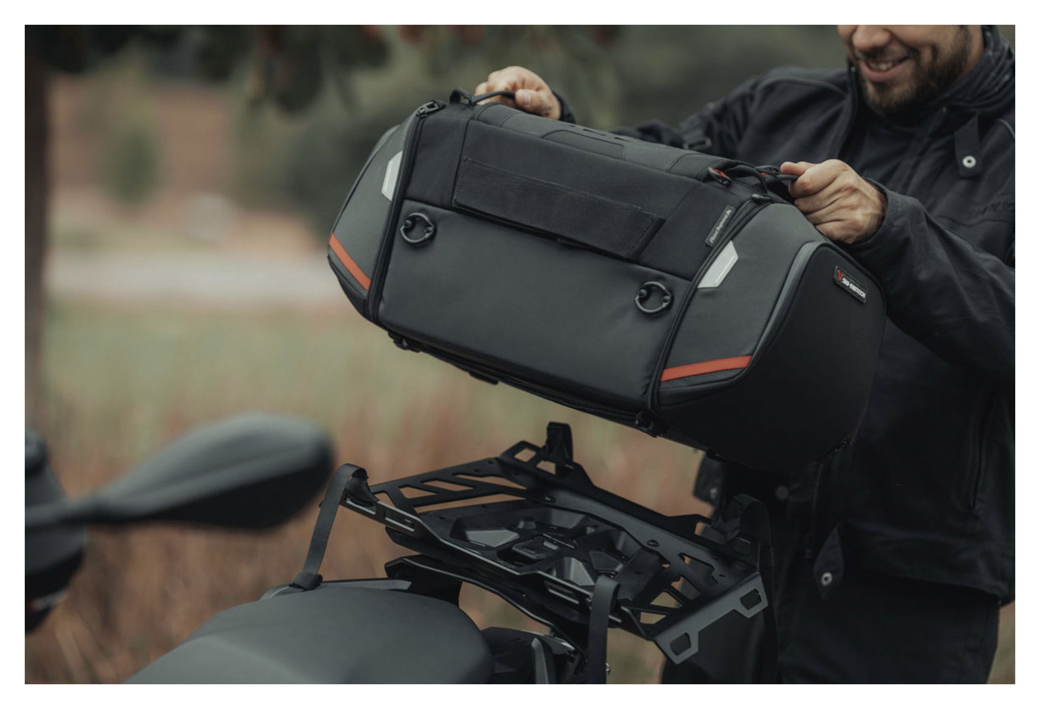 Geantă Spate Moto PRO Rackpack SW-Motech - Extensibilă 32-42L