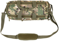 Geantă tactic rotundă MOLLE Operation Camo MFH - Bretea Detașabilă, Buzunare Laterale