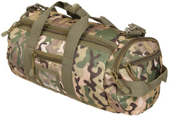 Geantă tactic rotundă MOLLE Operation Camo MFH - Bretea Detașabilă, Buzunare Laterale