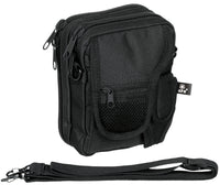 Geantă Tactică cu Holster Negru MFH - Holster Detașabil, Bretea Reglabilă