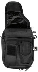 Geantă Tactică cu Holster Negru MFH - Holster Detașabil, Bretea Reglabilă