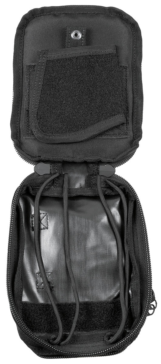 Geantă Tactică cu Holster Negru MFH - Holster Detașabil, Bretea Reglabilă