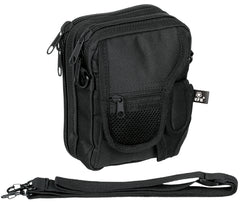 Geantă Tactică cu Holster Negru MFH - Holster Detașabil, Bretea Reglabilă