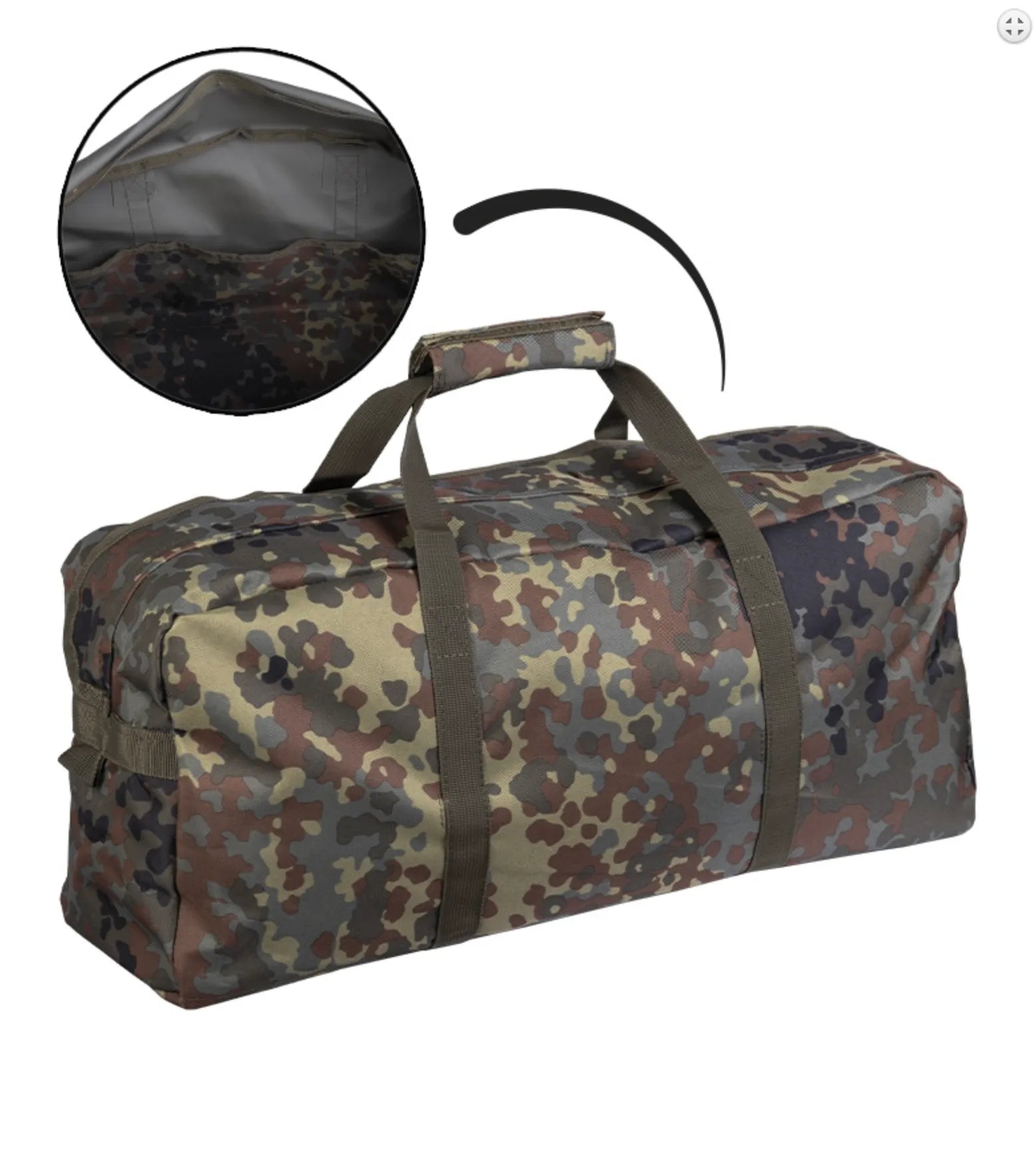 Geantă tactică de intervenție XL – camuflaj Flecktarn, 600D poliester