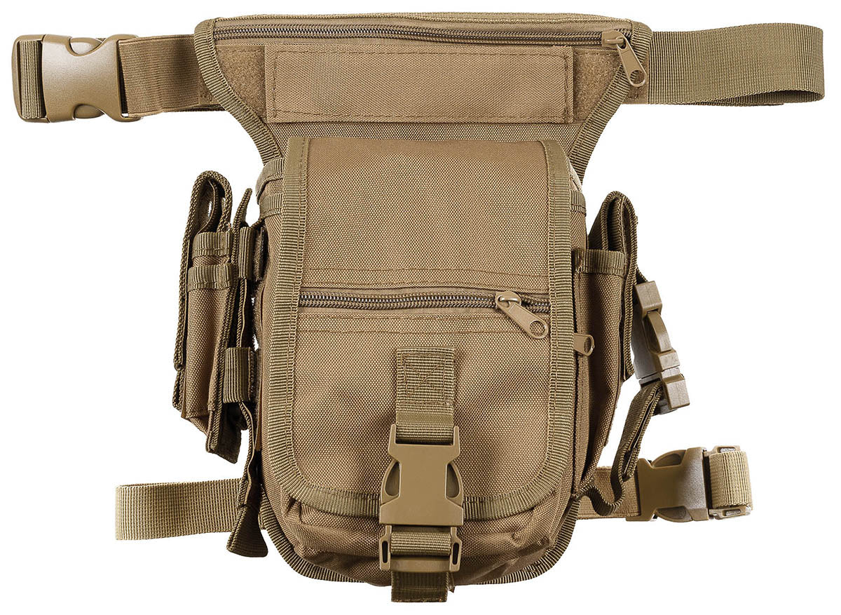 Geantă Tactică Hip Bag Coyote MFH - Curele Detașabile, Utilizare Versatilă