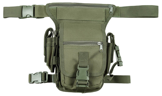 Geantă Tactică Hip Bag Oliv MFH - Bretele Ajustabile, Compartimente Multiple