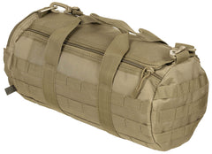 Geantă Tactică Rundă MOLLE Coyote Tan MFH - Bretea Detașabilă, Fermoar Dublu