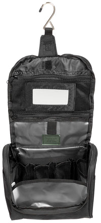 Geantă Toaletă Waschzeugtasche Negru MFH - Cârlig Suspendare, Oglindă Detașabilă