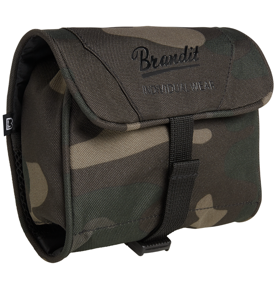 Geanta Toiletry Medium Dark Camo Brandit - Organizare Esentiala