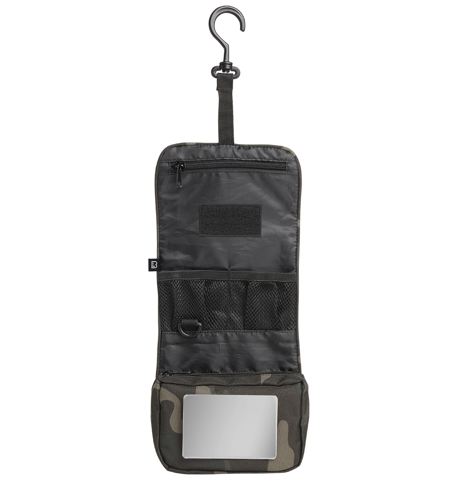 Geanta Toiletry Medium Dark Camo Brandit - Organizare Esentiala