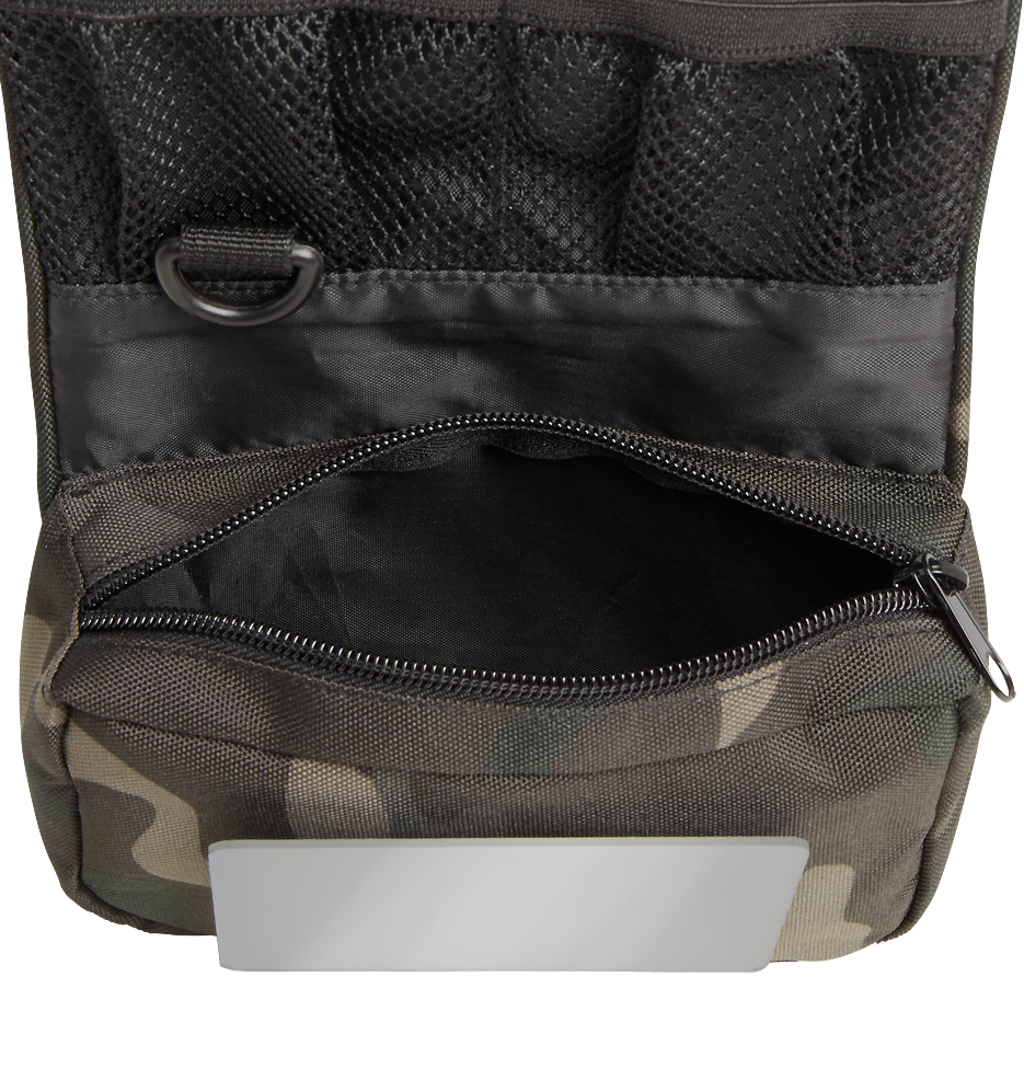 Geanta Toiletry Medium Dark Camo Brandit - Organizare Esentiala