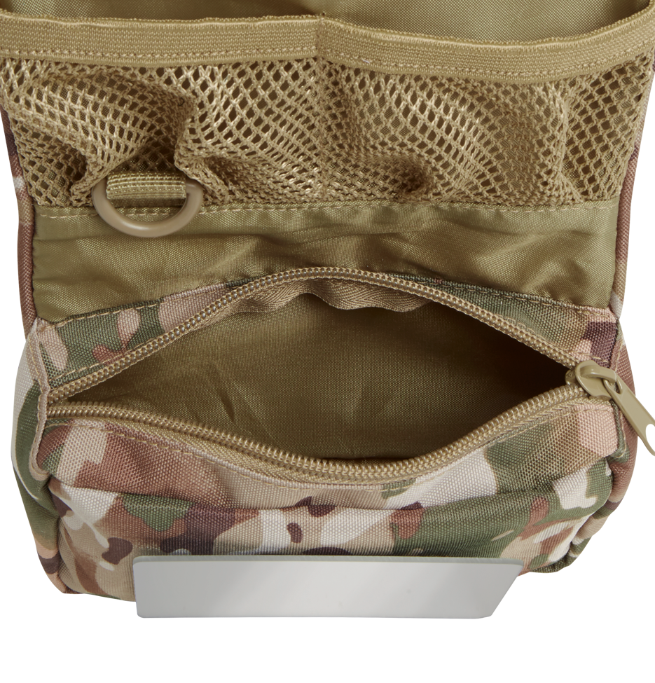 Geanta Toiletry Medium Tactical Camo Brandit - Organizare Esentiala