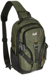 Geantă Travel Sling Oliv FoxOutdoor - Bretea ajustabilă, Spate căptușit