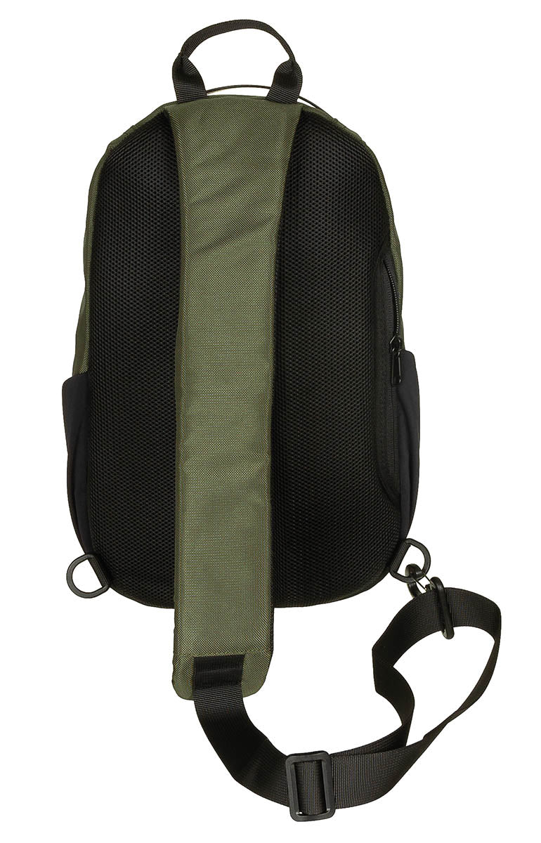 Geantă Travel Sling Oliv FoxOutdoor - Bretea ajustabilă, Spate căptușit